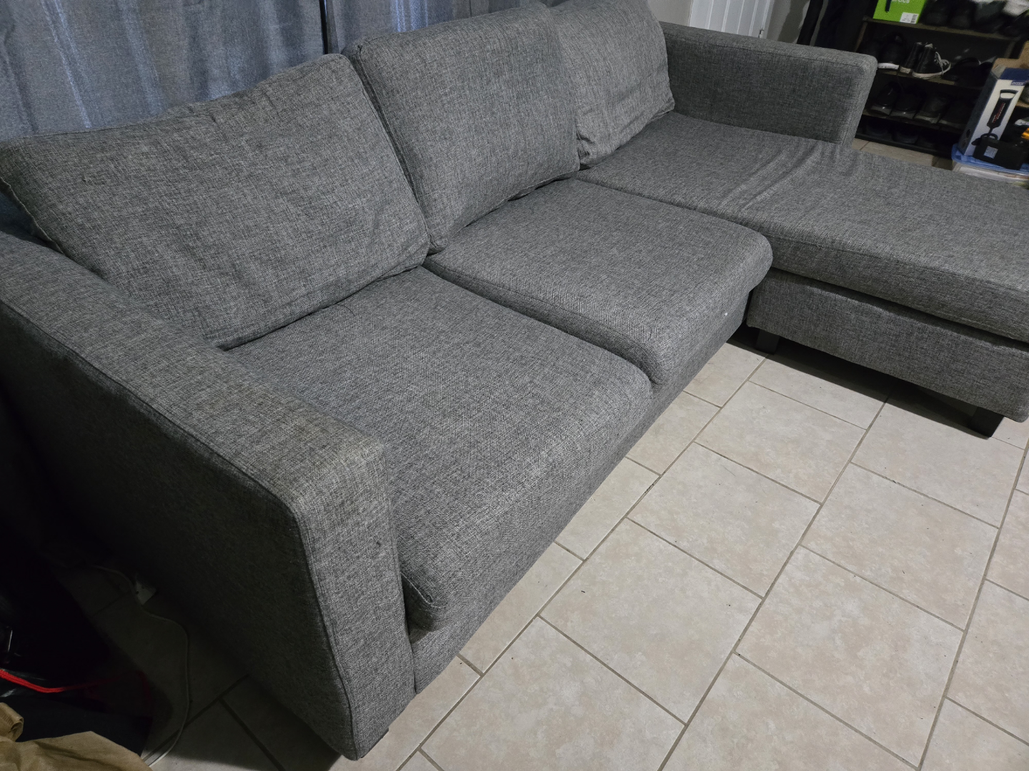 Grey Sectional Sofa - photo 3