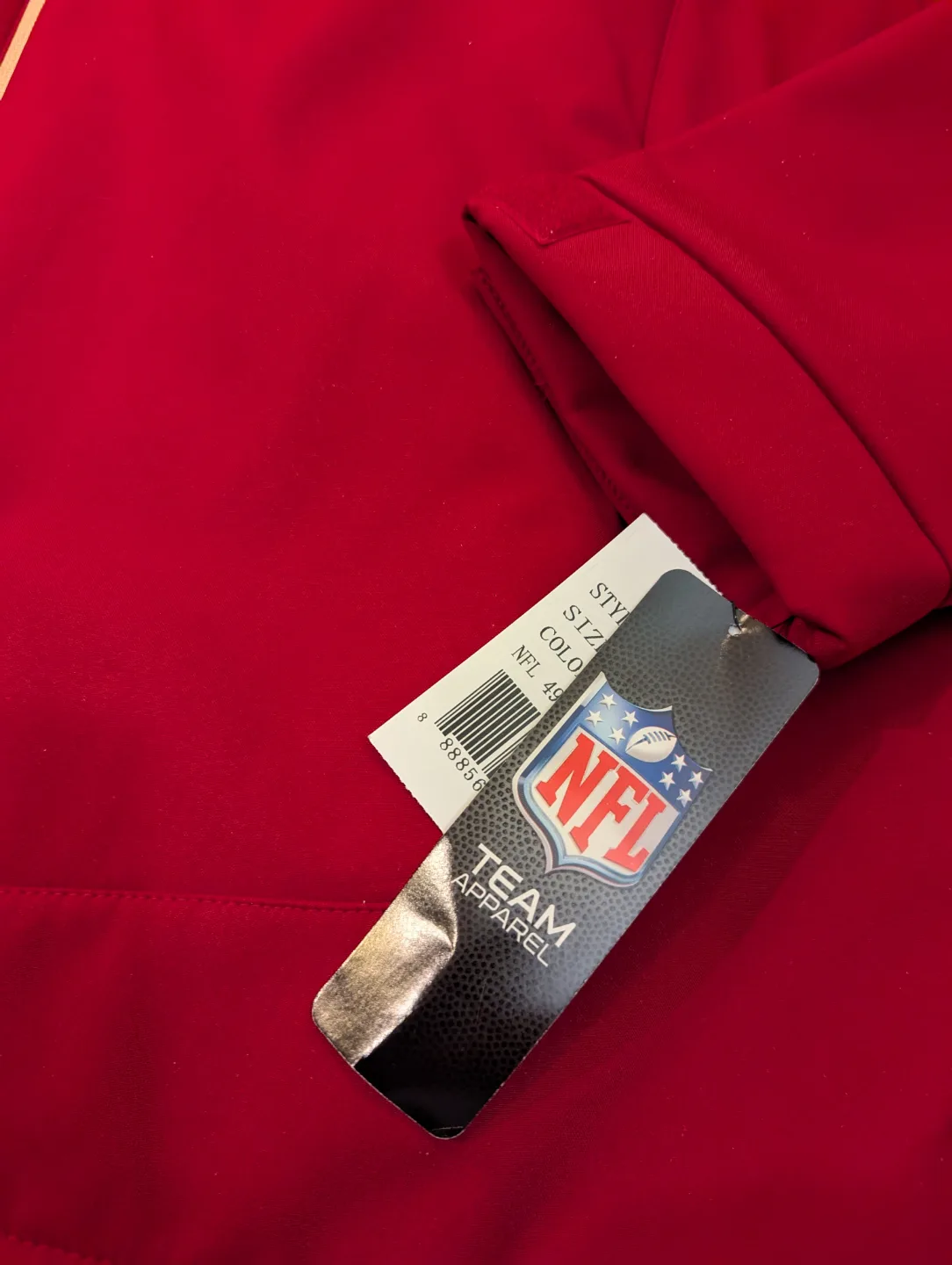 NEW with tags MENS LARGE San Francisco 49ers NFL football jacket image indicator(5)