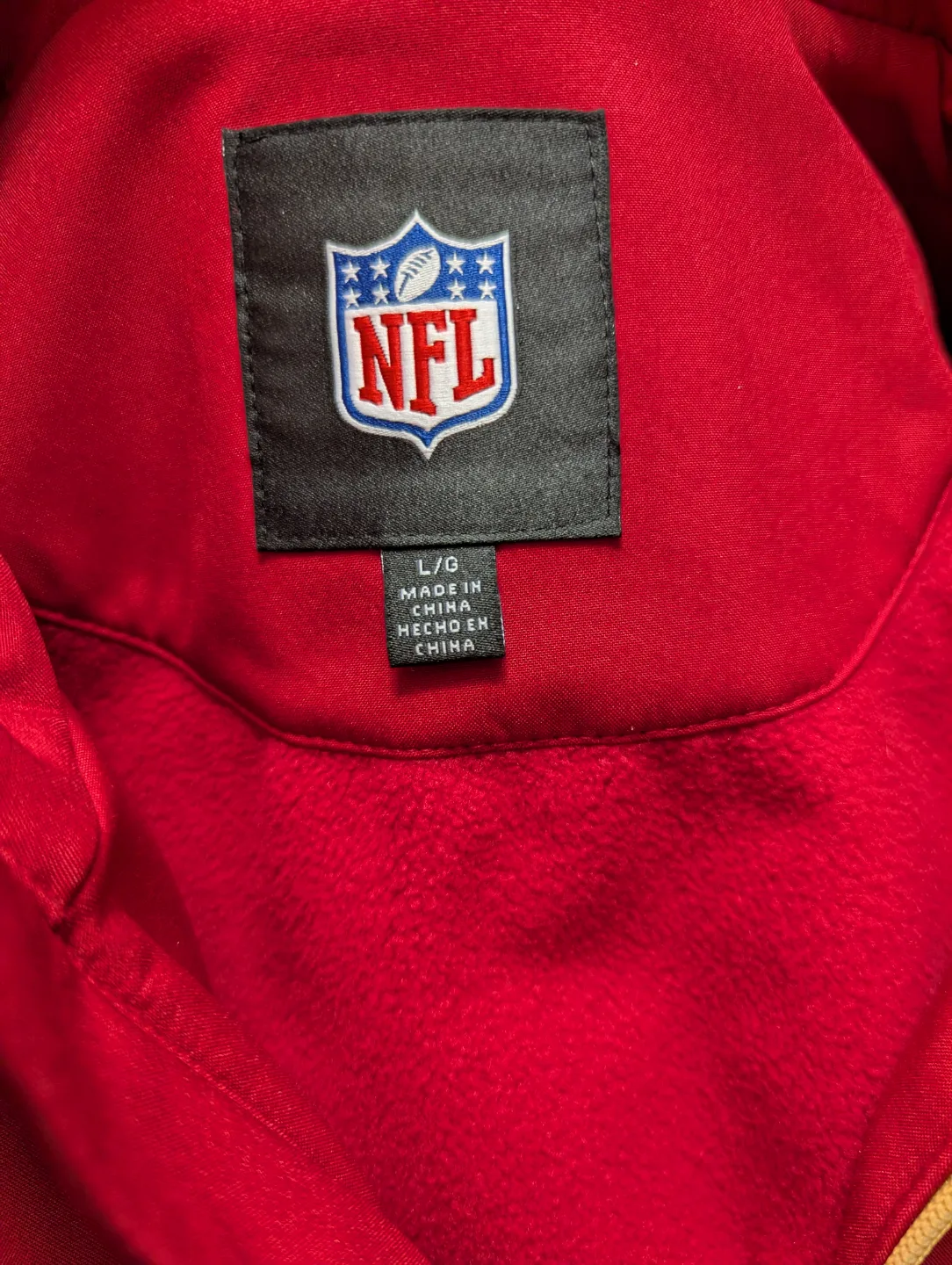 NEW with tags MENS LARGE San Francisco 49ers NFL football jacket image indicator(7)