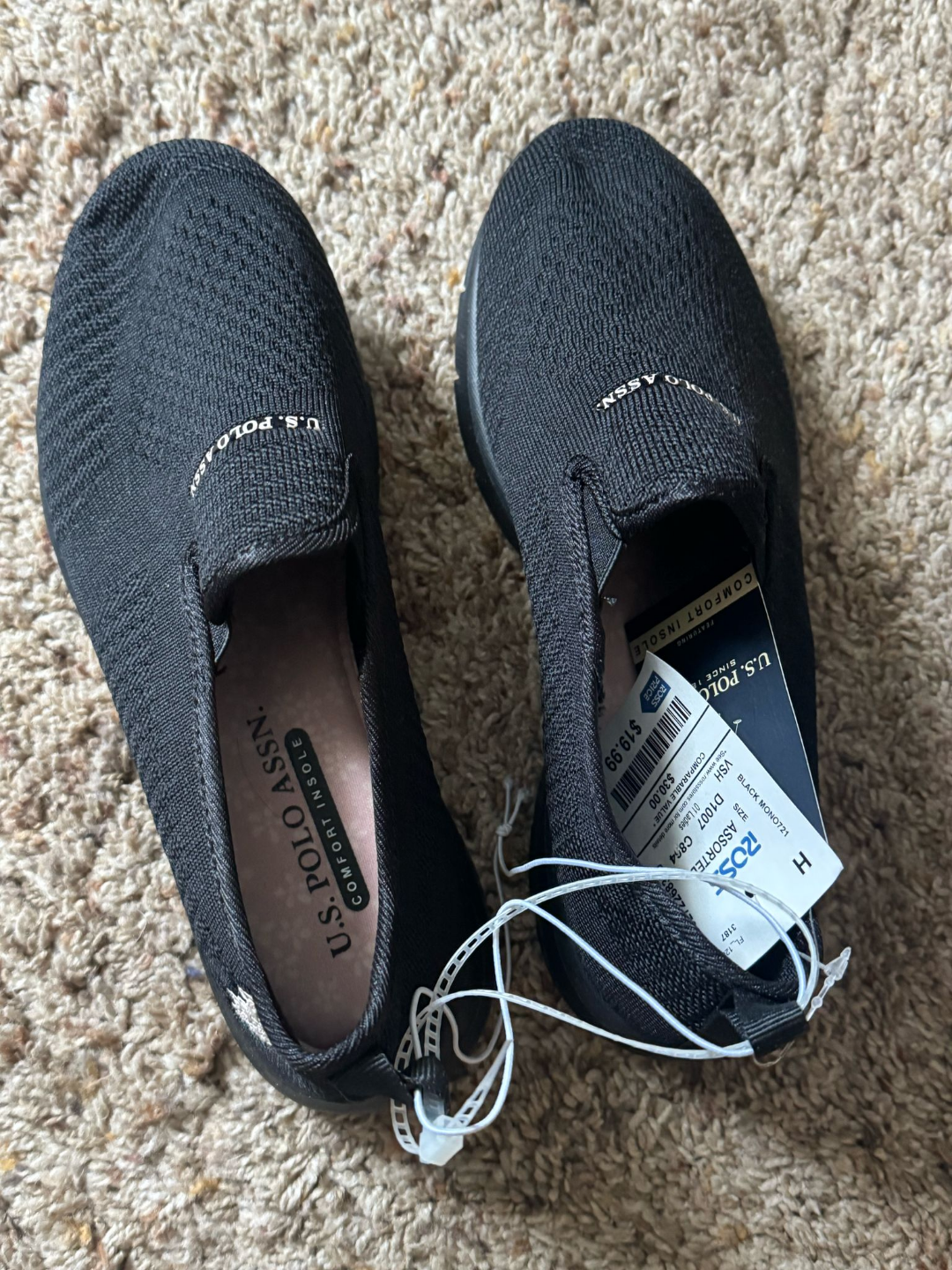 U.S. Polo Assn. Slip-On Sneakers - Size 9 - photo 3