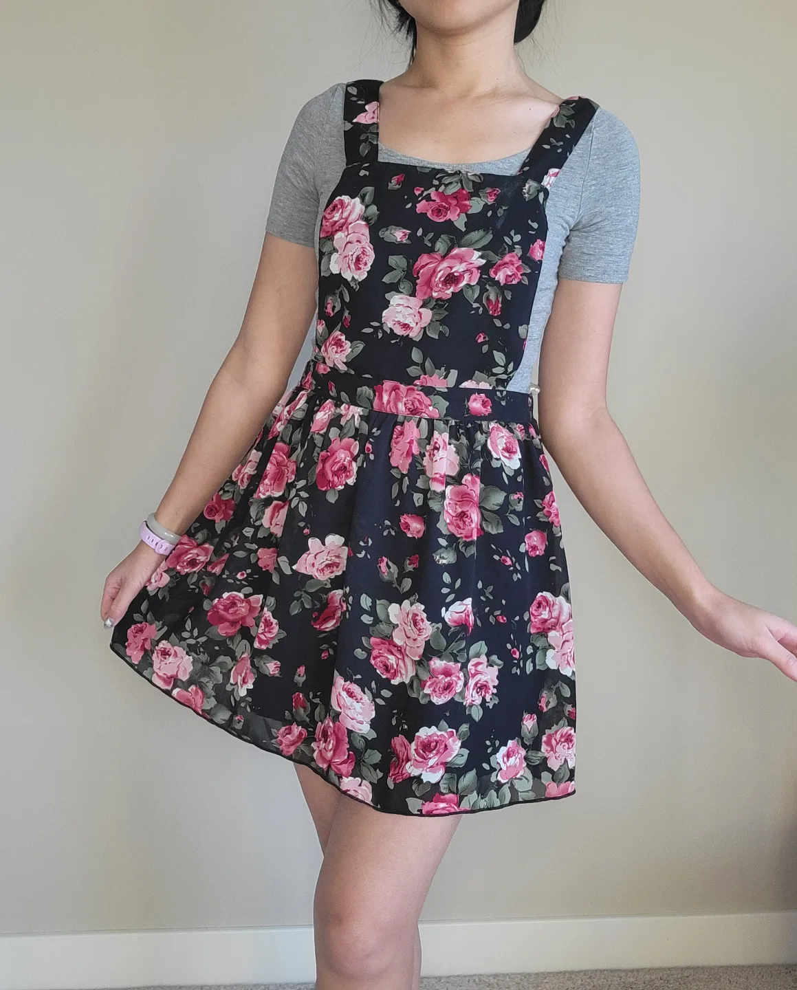 Floral Jumper Dress thumbnail