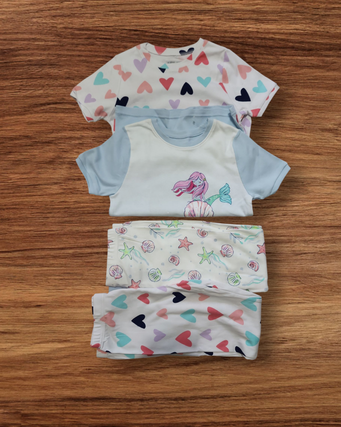 Girls' 2-Piece Pajama Sets (Size 8T)