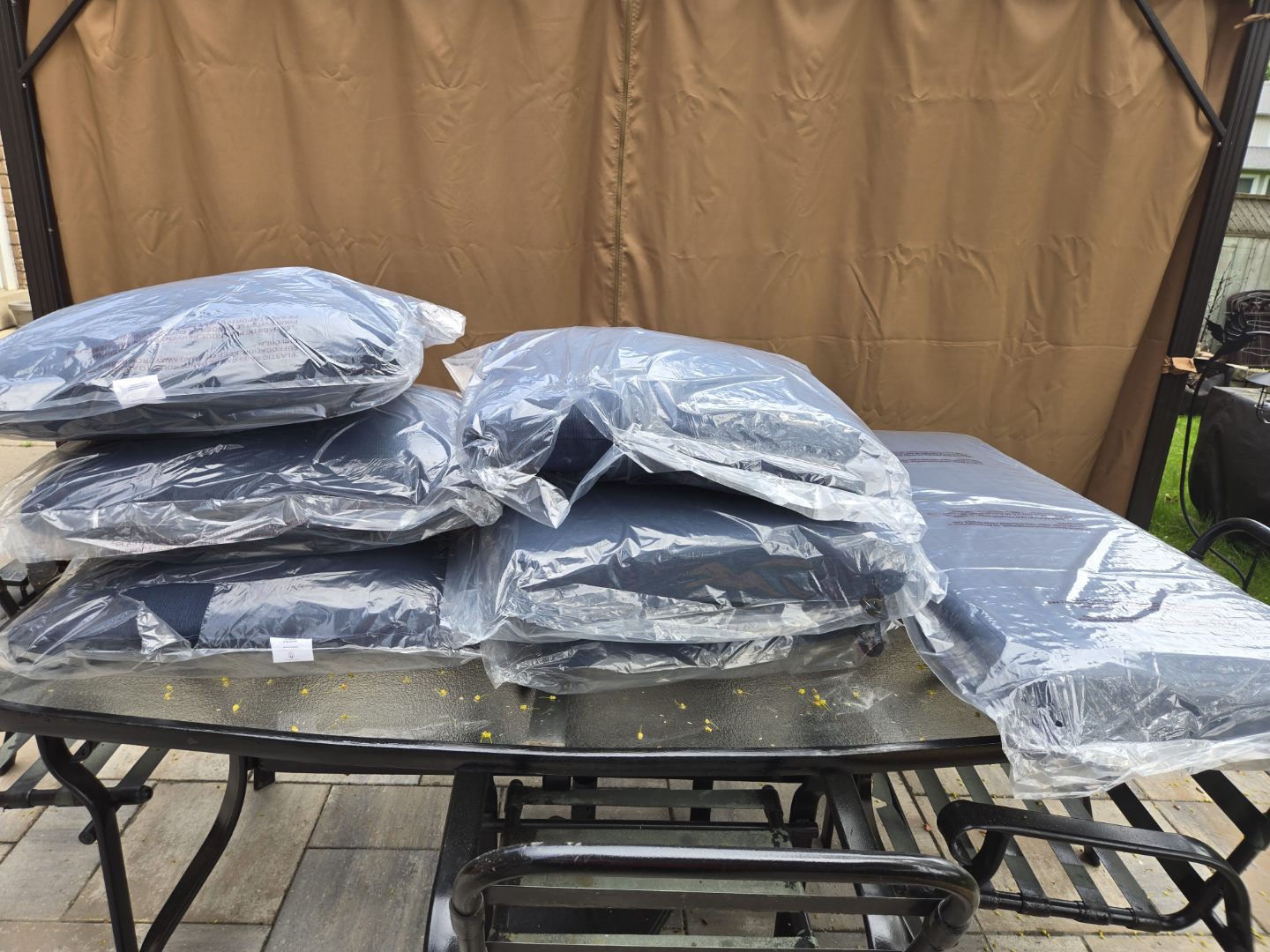 Outdoor Patio Furniture Cushions - Set of 6 - photo 2