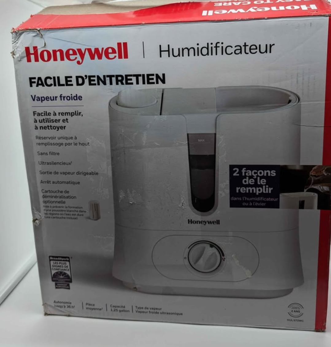 Honeywell Humidifier - Cool Mist Ultrasonic - photo 2