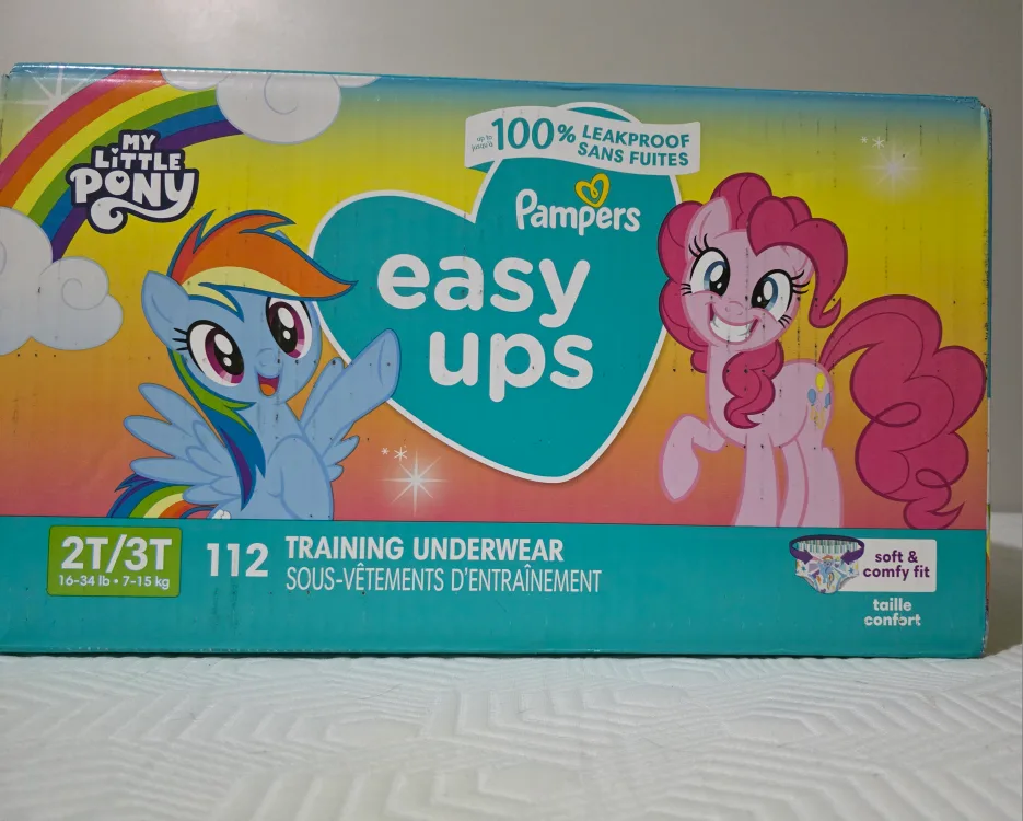 Pampers Easy Ups Training Underwear 2T/3T My Little Pony thumbnail