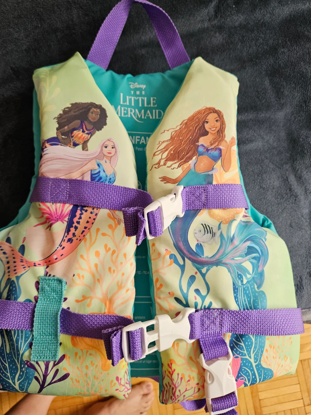 Disney The Little Mermaid Child's Swim Vest thumbnail