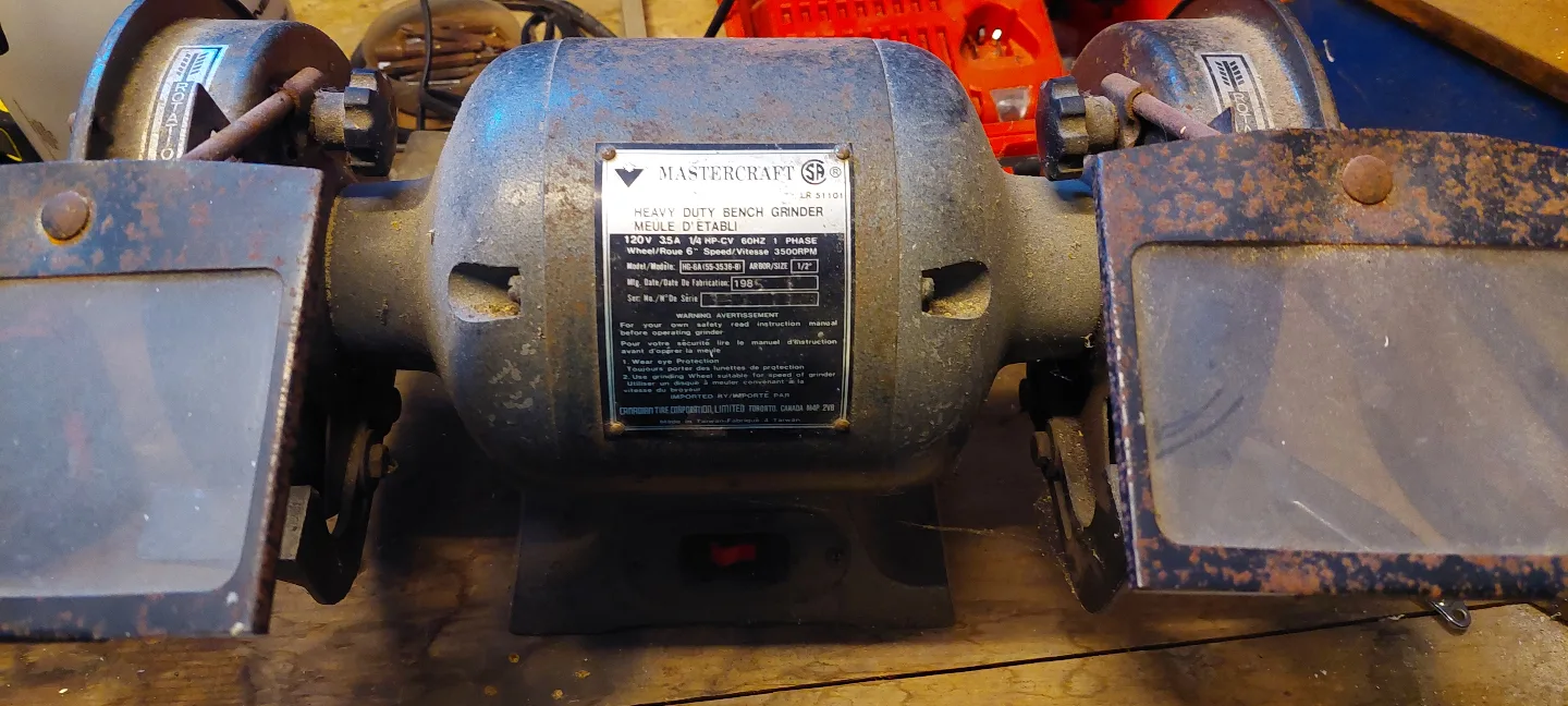 Vintage Mastercraft Heavy Duty Bench Grinder thumbnail