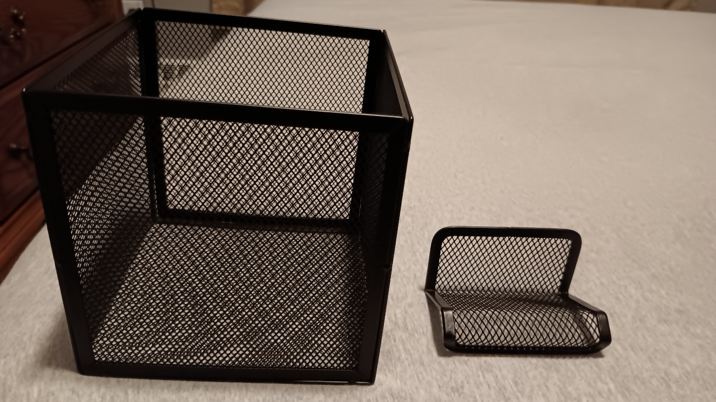 3 piece Black Mesh Wire Desk Organizer - photo 3