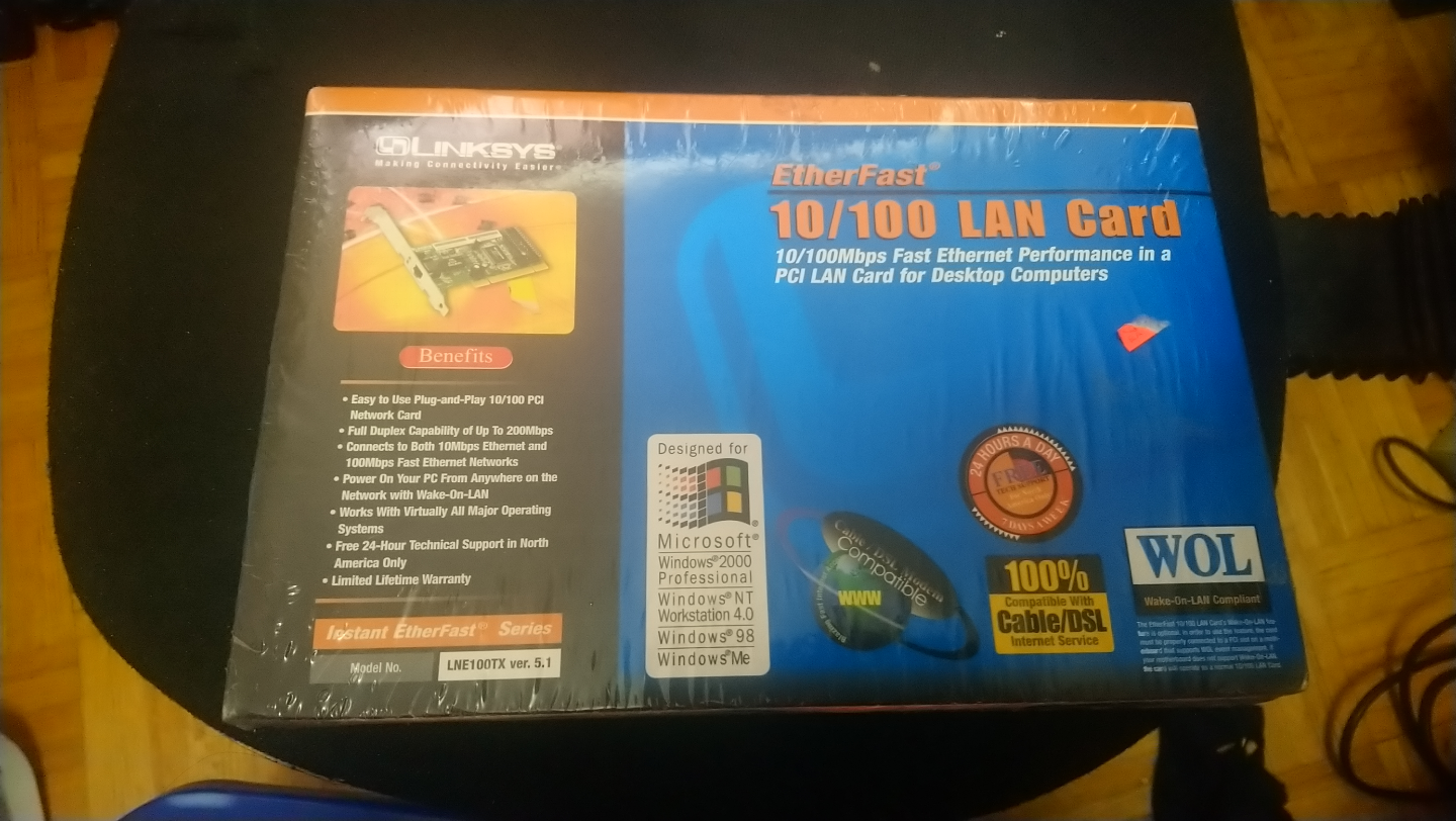 Linksys EtherFast 10/100 LAN Card - PCI Network Card