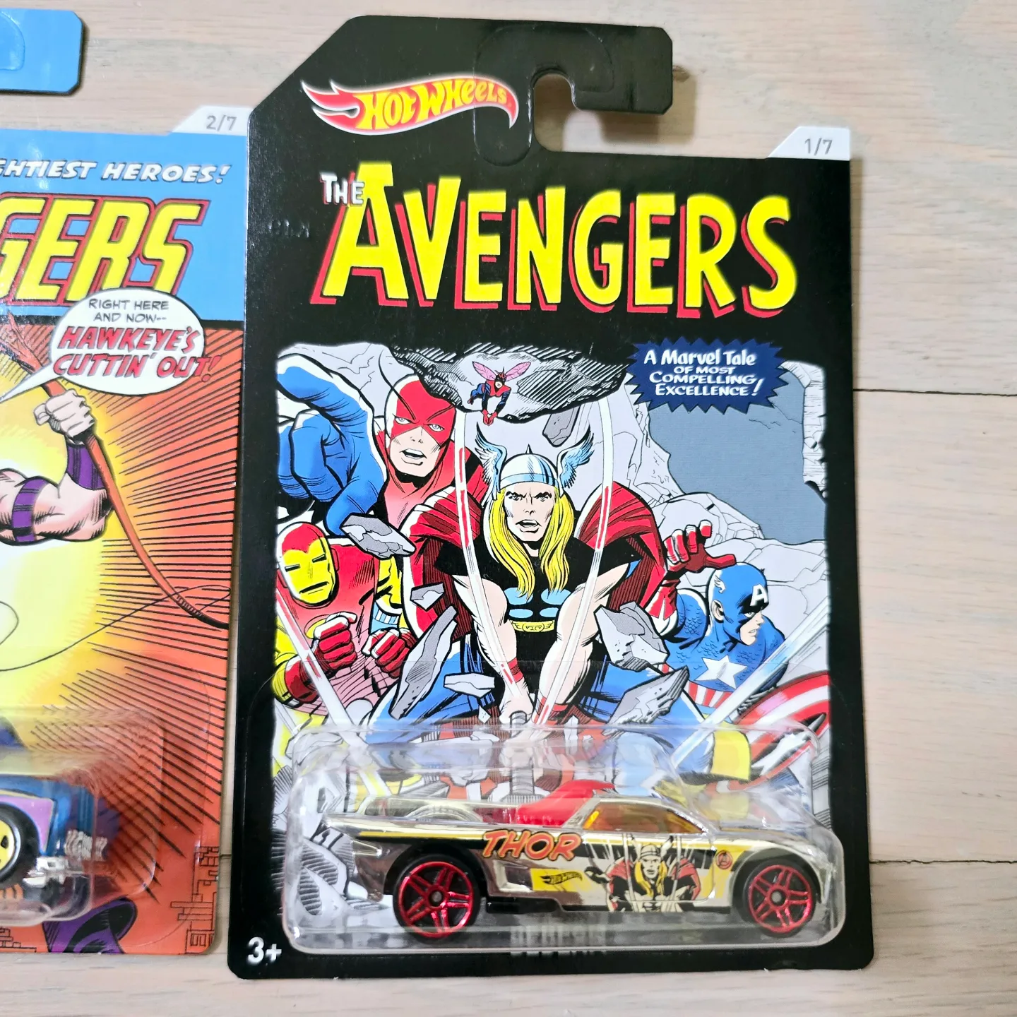 Set of 8 Avengers Hotwheels Brand New image indicator(9)