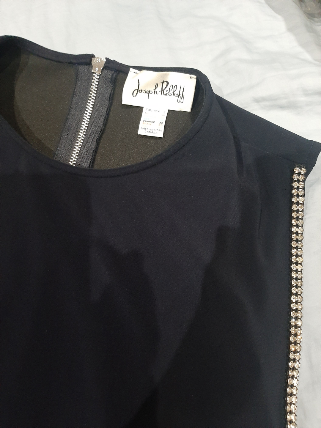 Joseph Ribkoff  navy  Sleeveless Mini Dress - photo 3