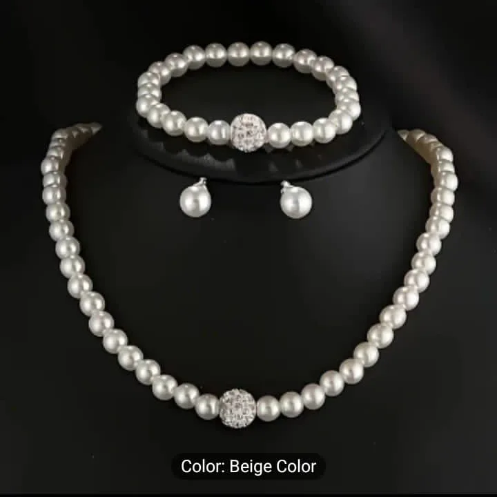 Elegant Bohemian 3pcs Bridal Jewelry Set thumbnail