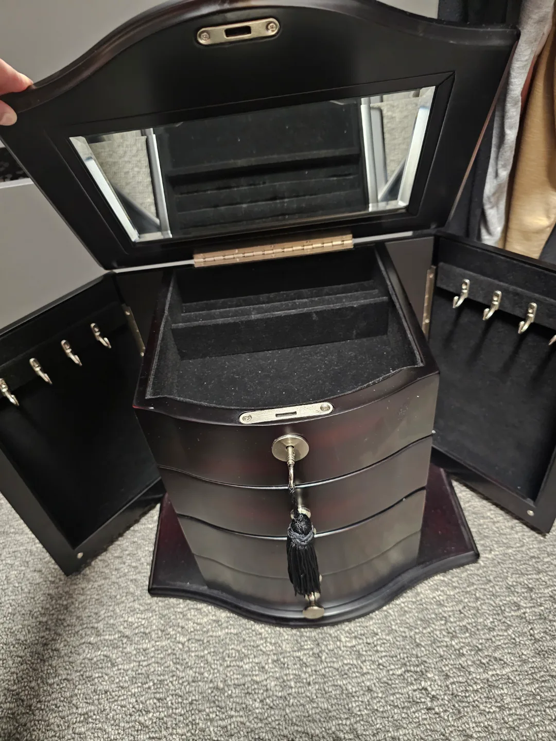 Jewellery Box with Mirror image indicator(2)