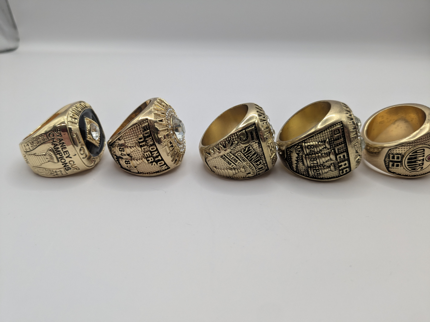 Lot of 10 Replica Stanley Cup Championship Rings - photo 3