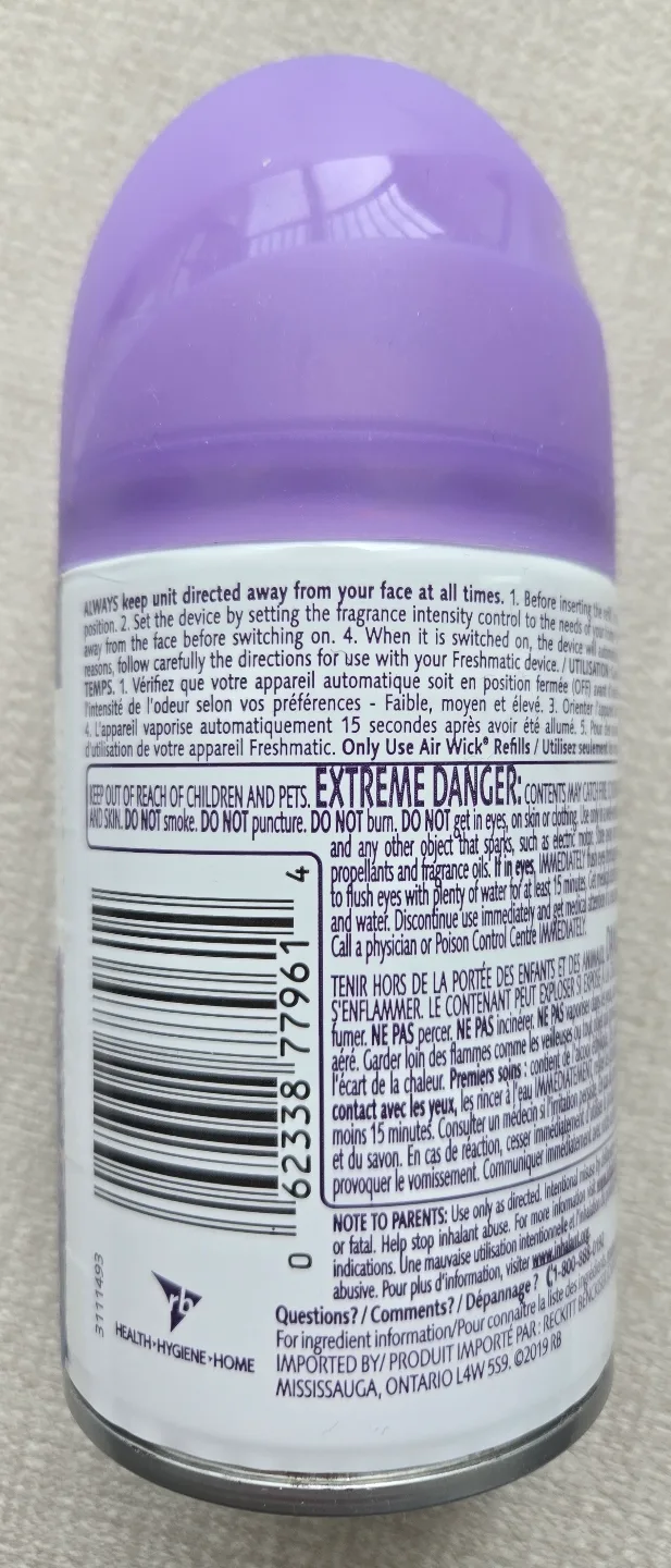 Air Wick Freshmatic Lavender & Chamomile Automatic Spray Refill image indicator(3)