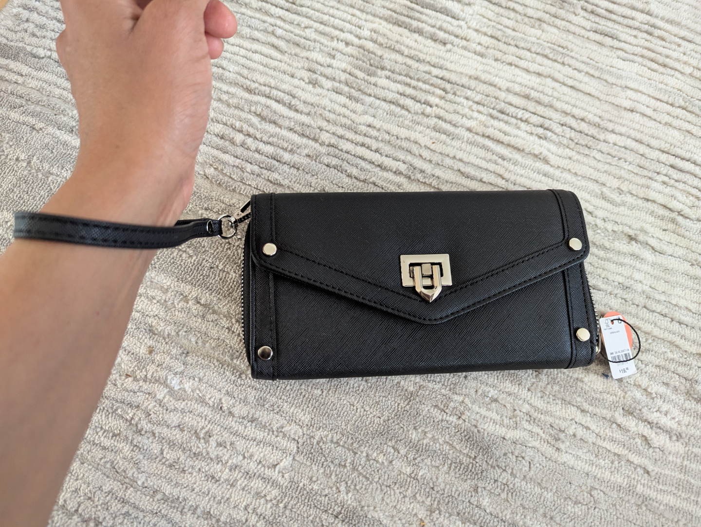 New Black Wristlet Wallet