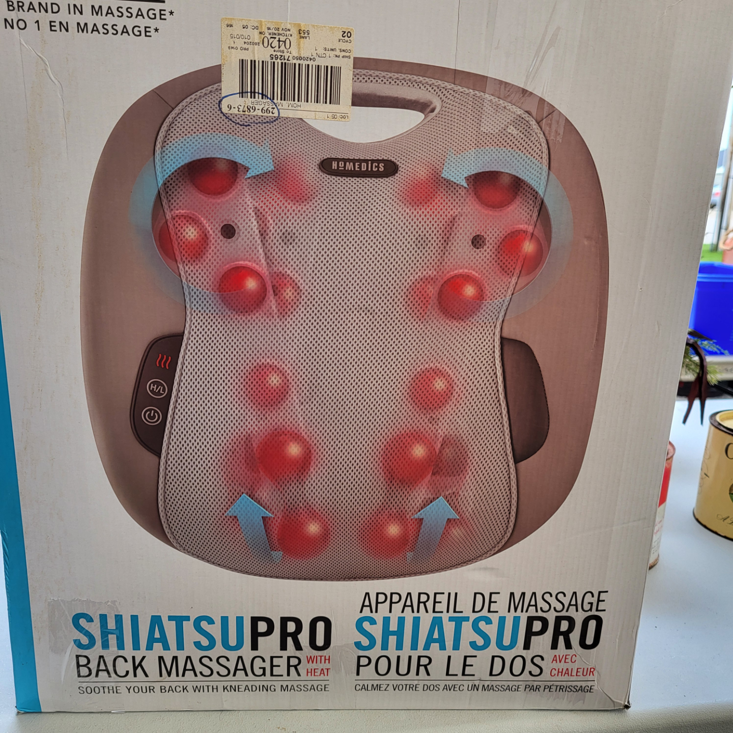 Homedics ShiatsuPro Back Massager with Heat