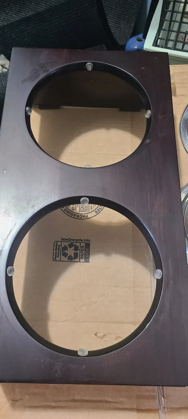 Elevated Pet Feeder with Stainless Steel Bowls🥕 image indicator(4)