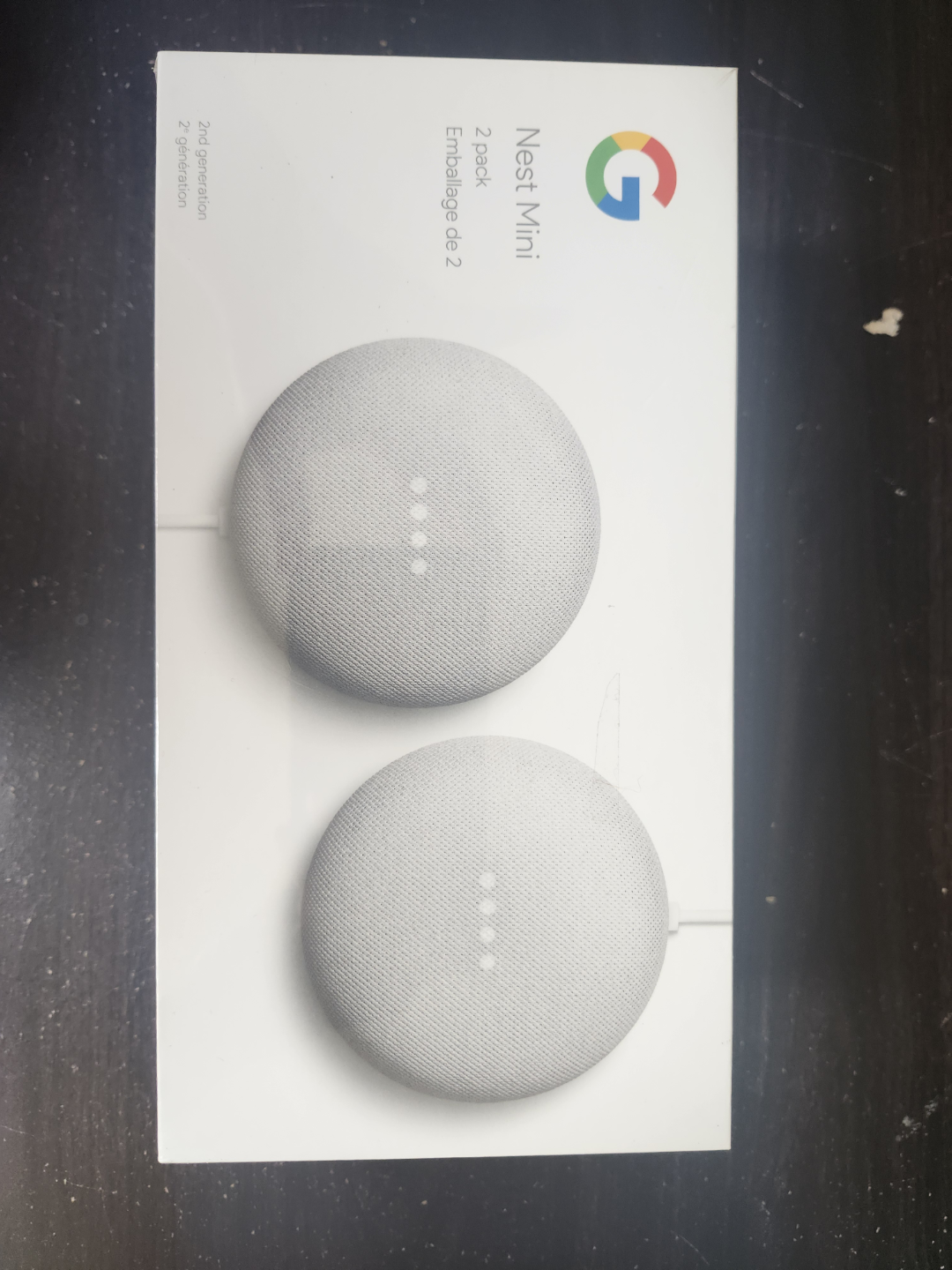 Google Nest Mini (2nd Gen) - 2-pack - Brand New in Box - photo 2