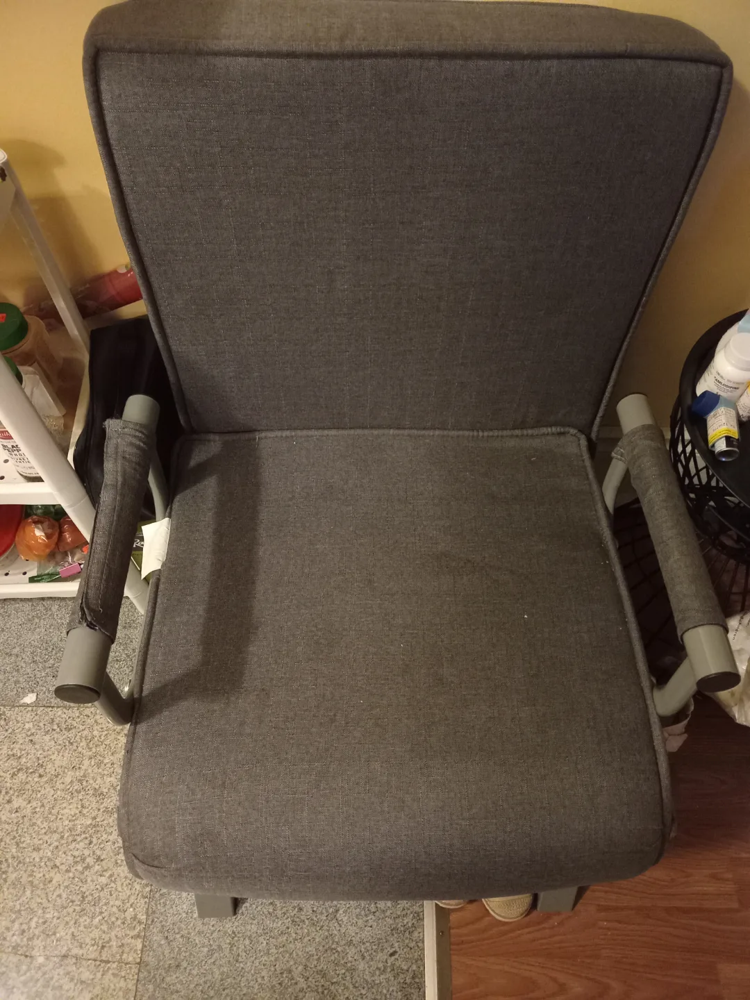 Grey Folding Chair thumbnail