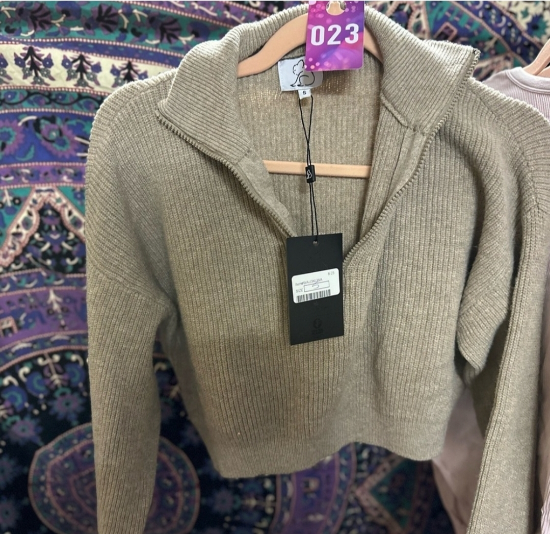 Kuwalla Tee half zip knitted sweater 🧡 - photo 3