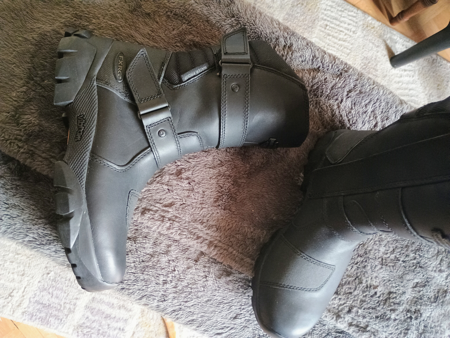 Harley-Davidson Women's Black Leather Motorcycle Boots - Size 7M