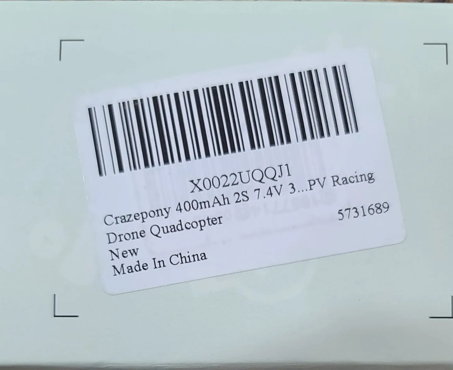 Crazypony 400mAh 2S 7.4V 30C Lipo Battery Pack with JST Plug thumbnail
