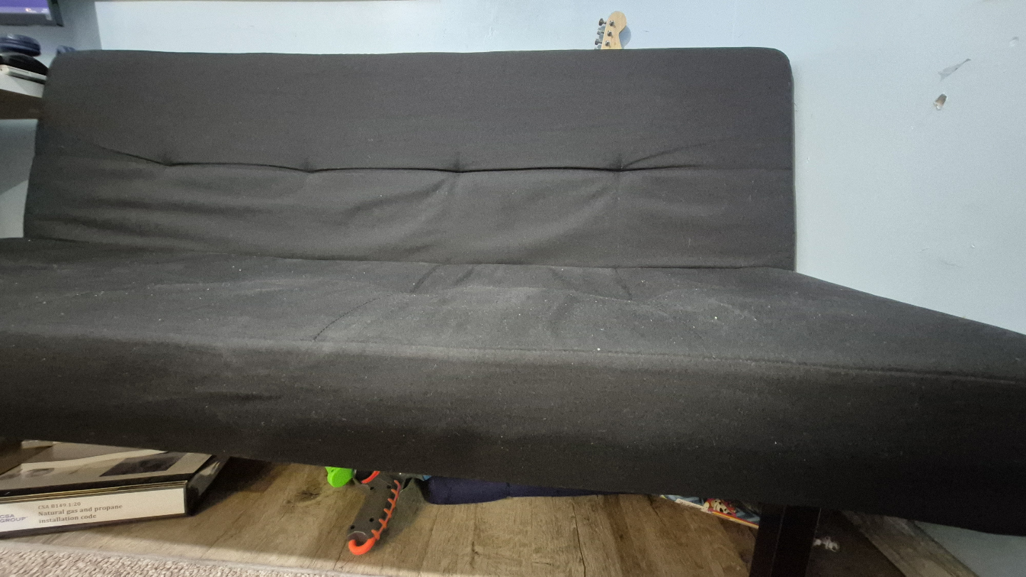 Black Futon Couch - photo 3