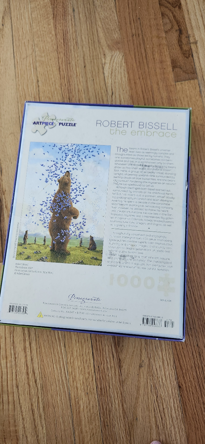 1000-Piece Robert Bissel Puzzle - The Embrace