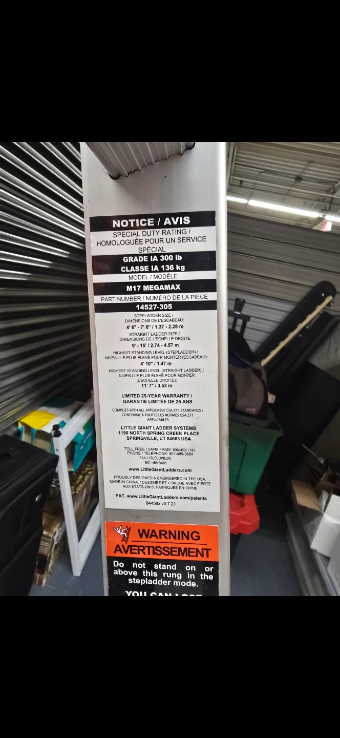 Little Giant MegaMax M17 Aluminium Ladder thumbnail