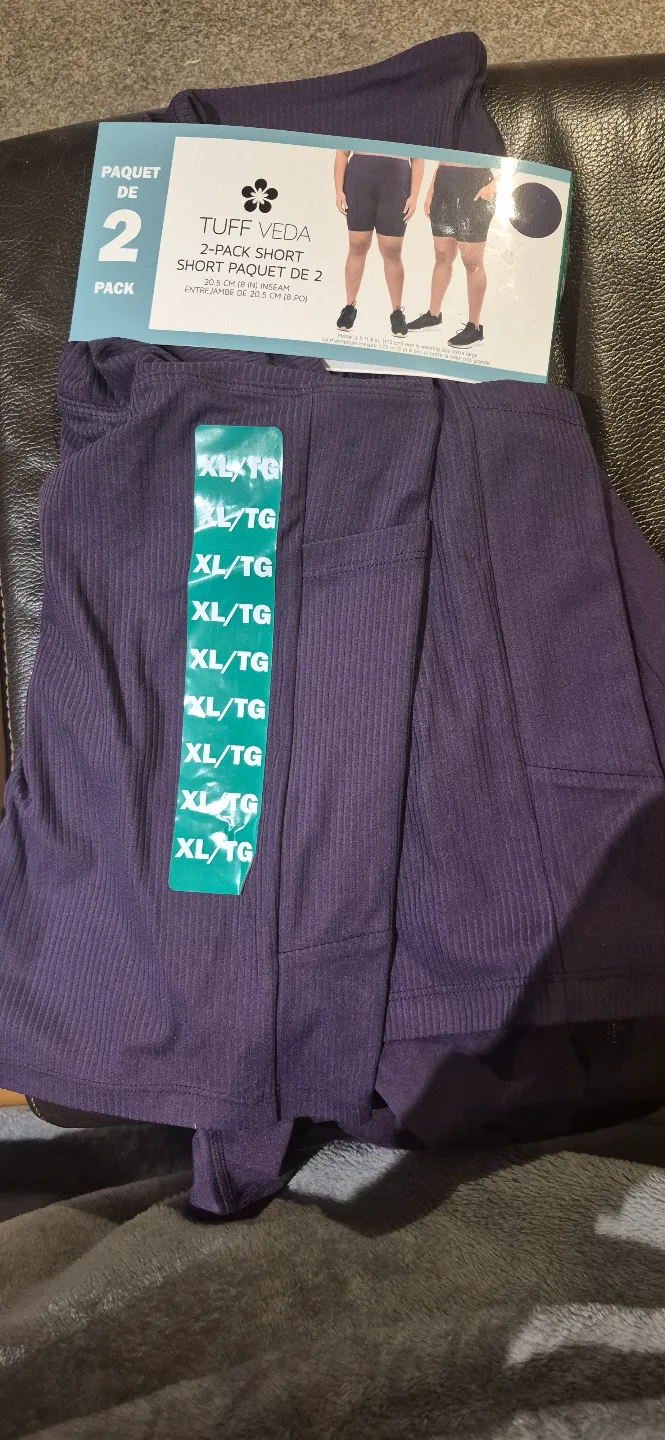 2-Pack Tuff Veda Women's Shorts - Size XL/TG thumbnail