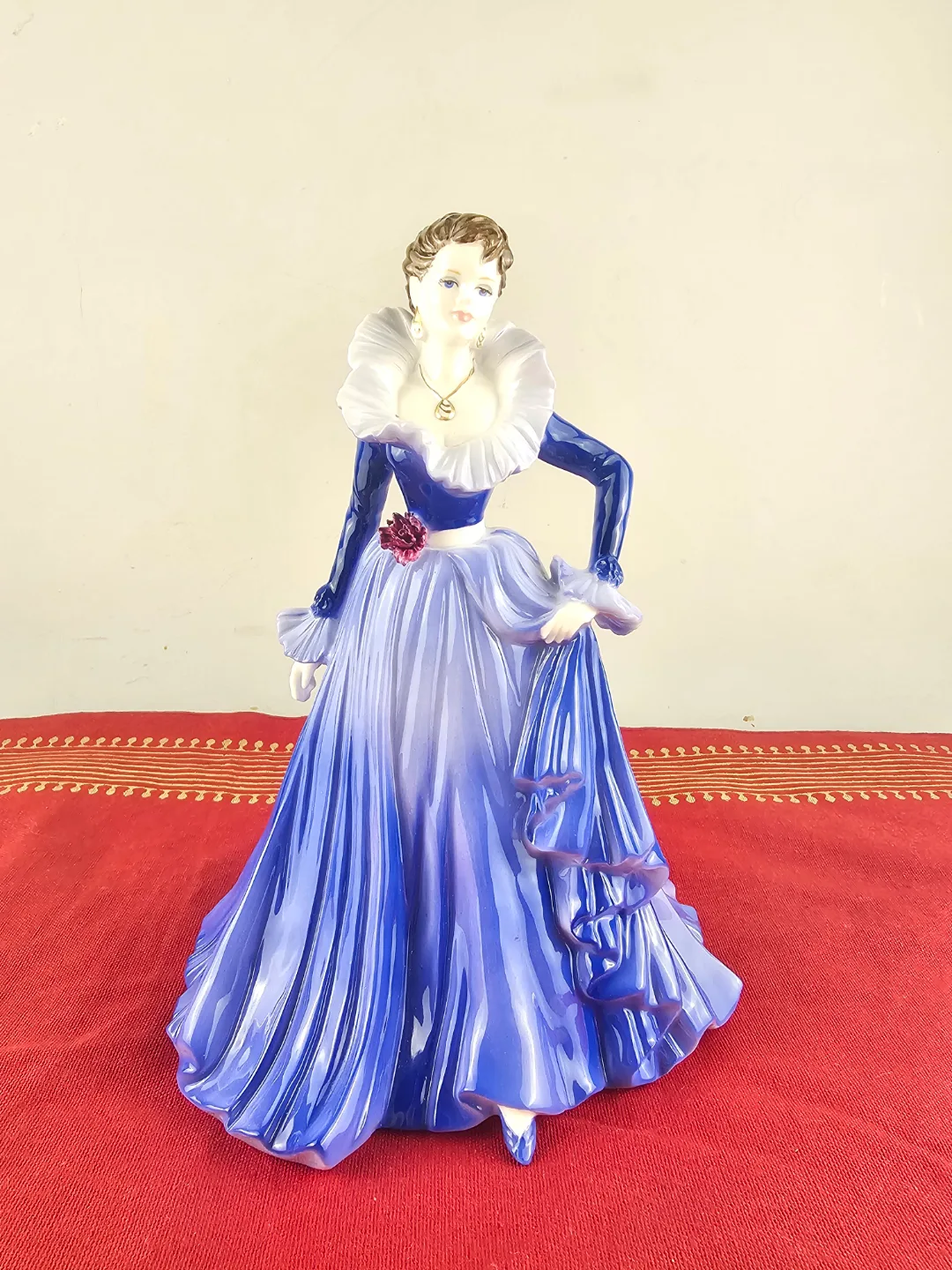 Coalport Figurine Lady in Blue Gown thumbnail