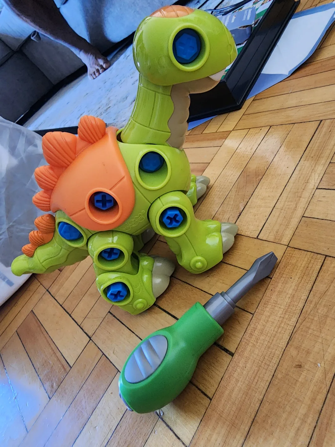 Take Apart Dinosaur Toy with Screwdriver thumbnail