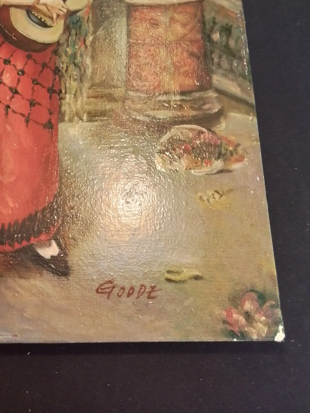 Goode Antique Painting Oil on Canvas image indicator(3)