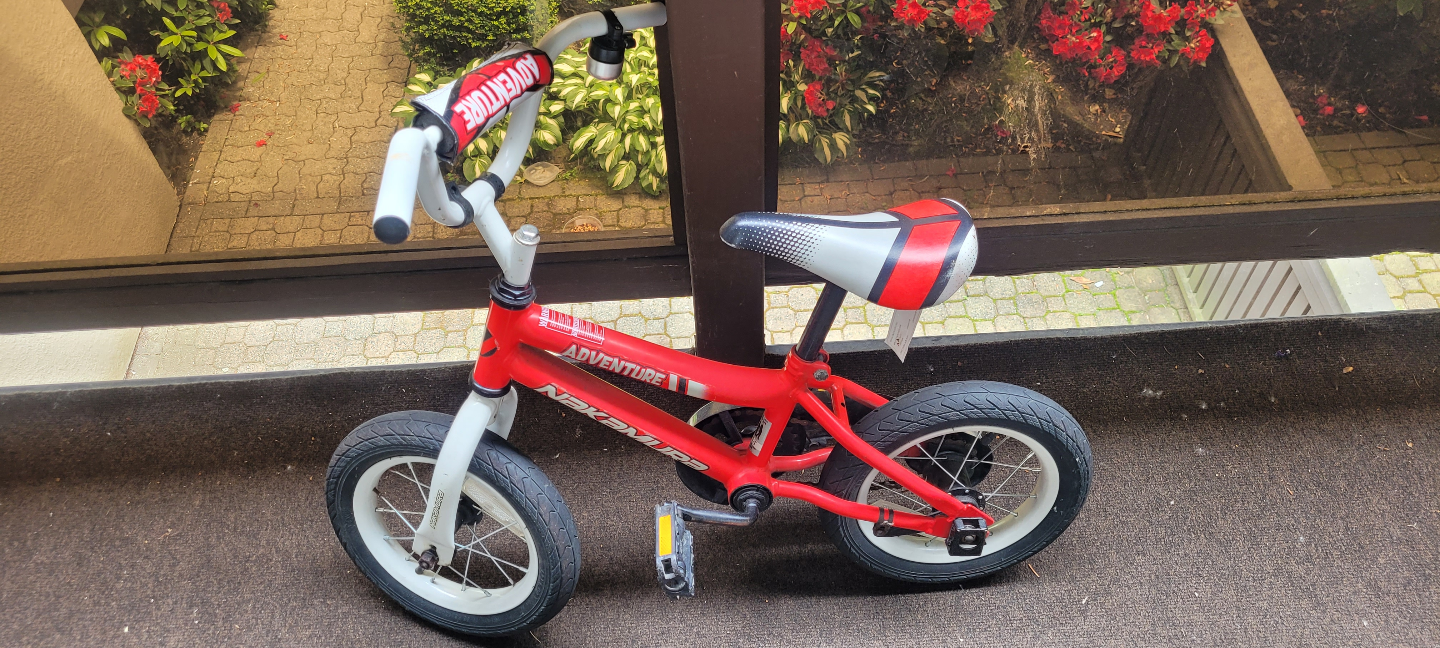 Red and White Children's Bike