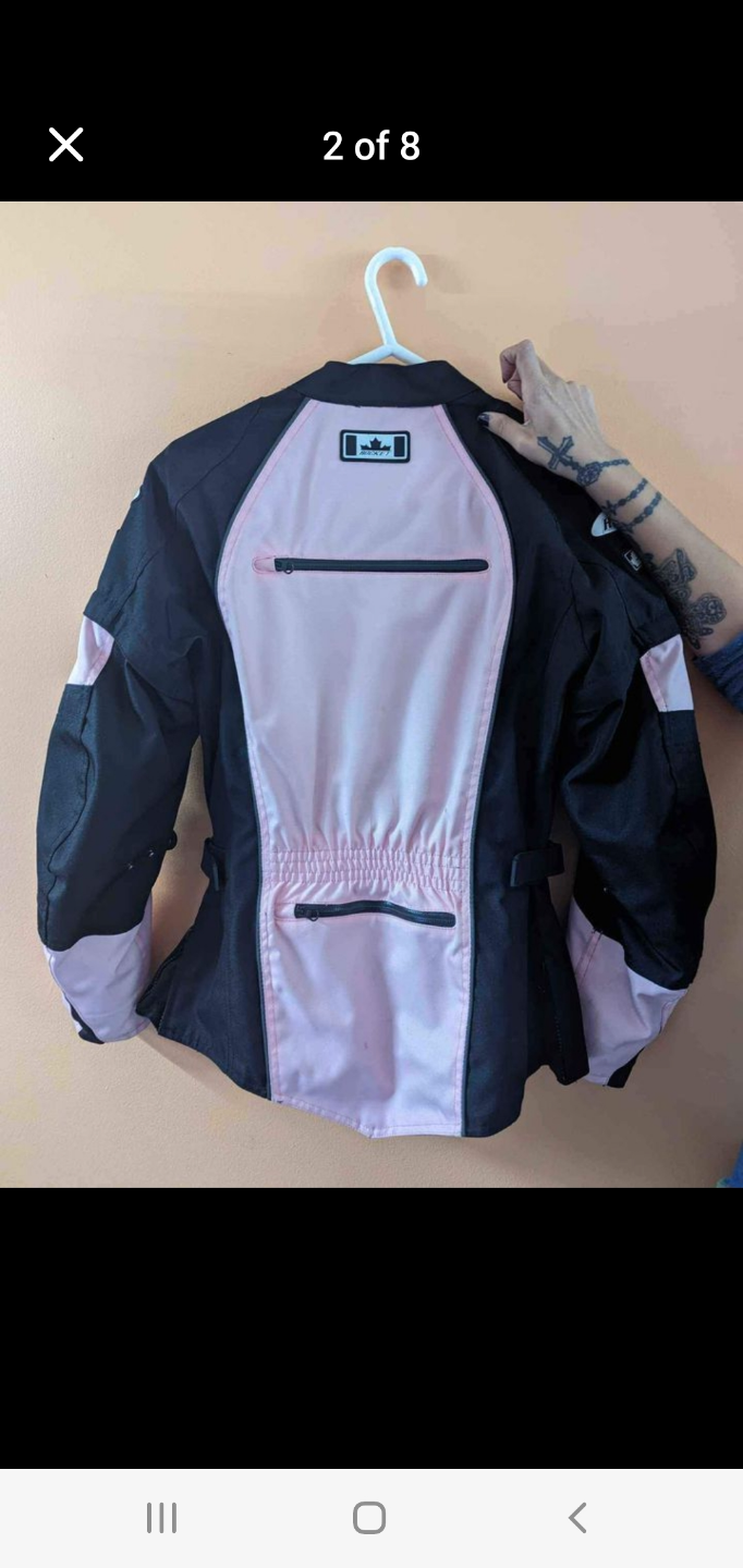 Joe Rocket Women's Pink and Black Motorcycle Jacket - photo 2
