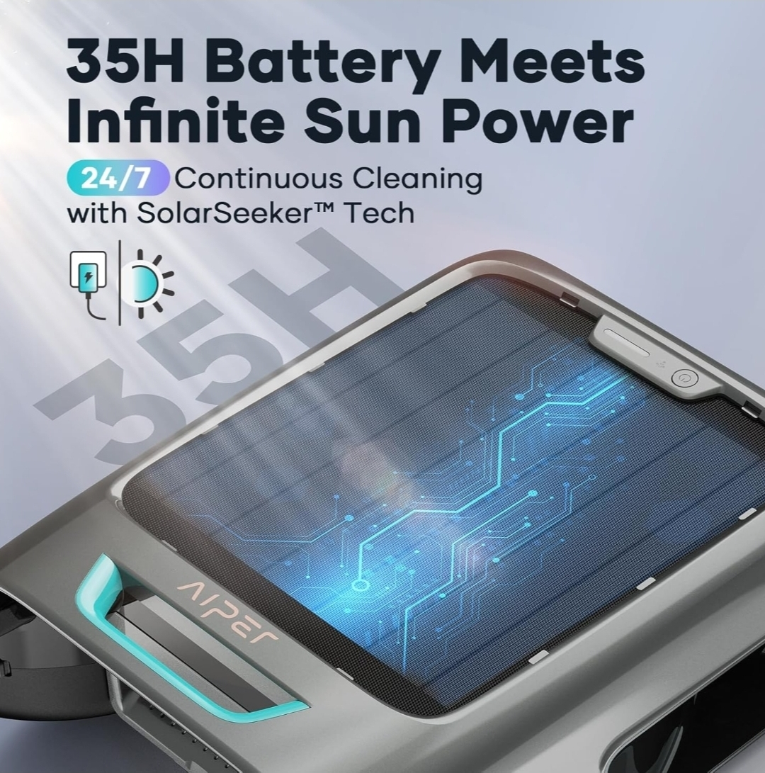 Aiper Surfer S1 Solar-Powered Automatic Pool Cleaner - photo 2
