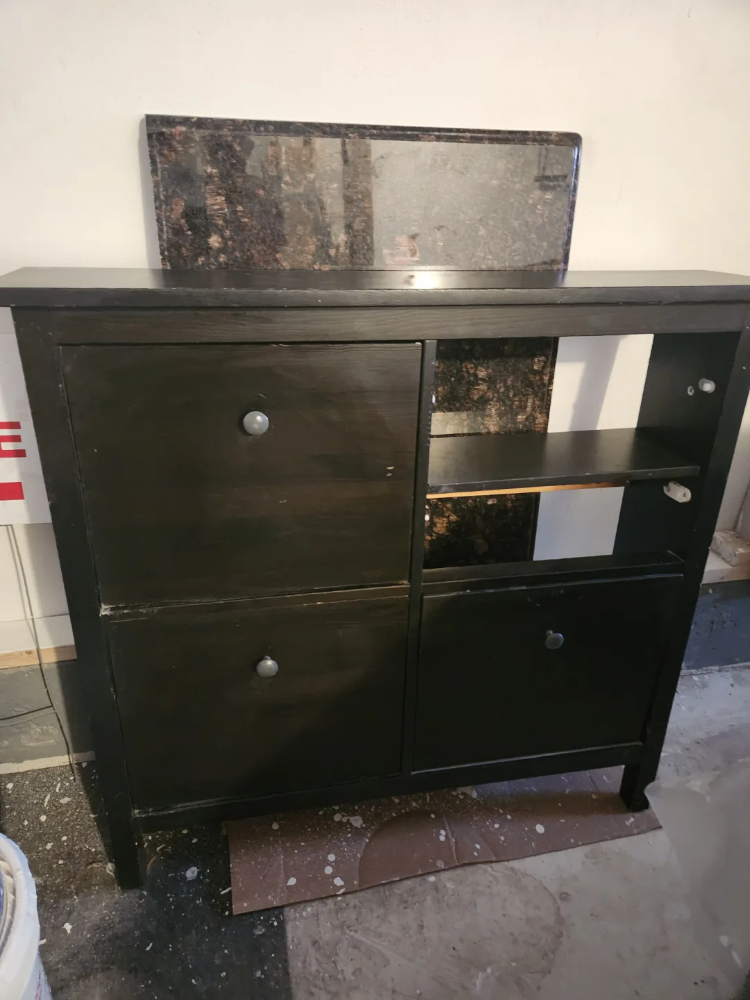 Black Shoe Cabinet thumbnail