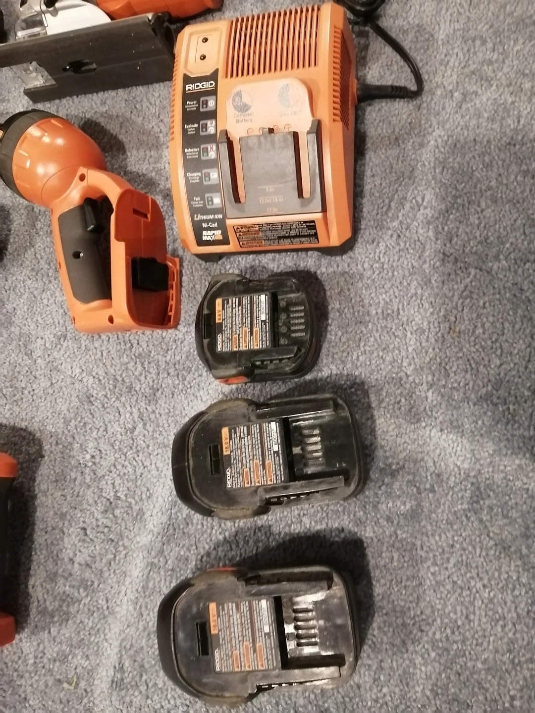 rigid tool set gently used bag included - photo 5