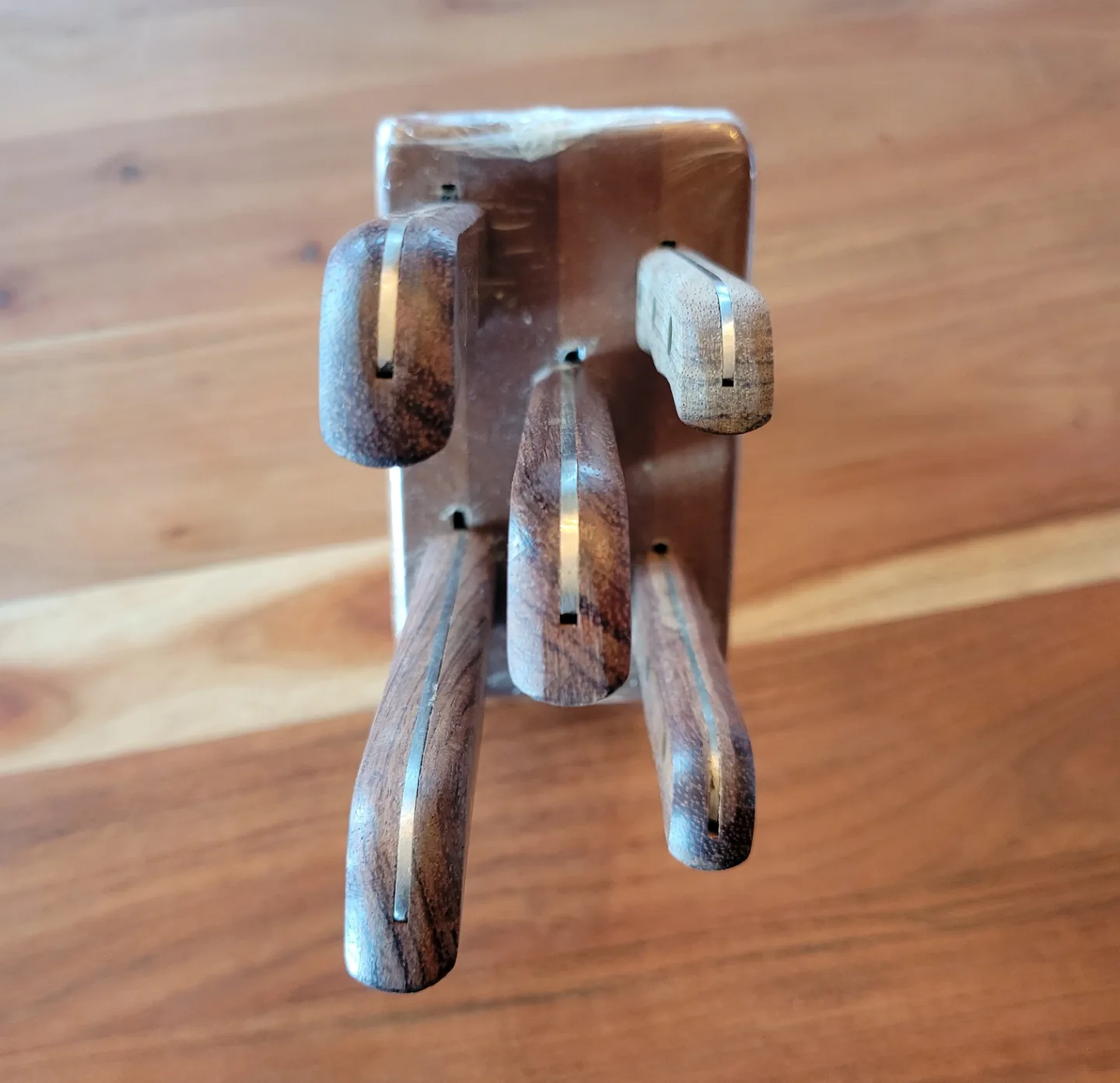 Vintage National Silver Company Knife Block Set - Made In Japan image indicator(2)