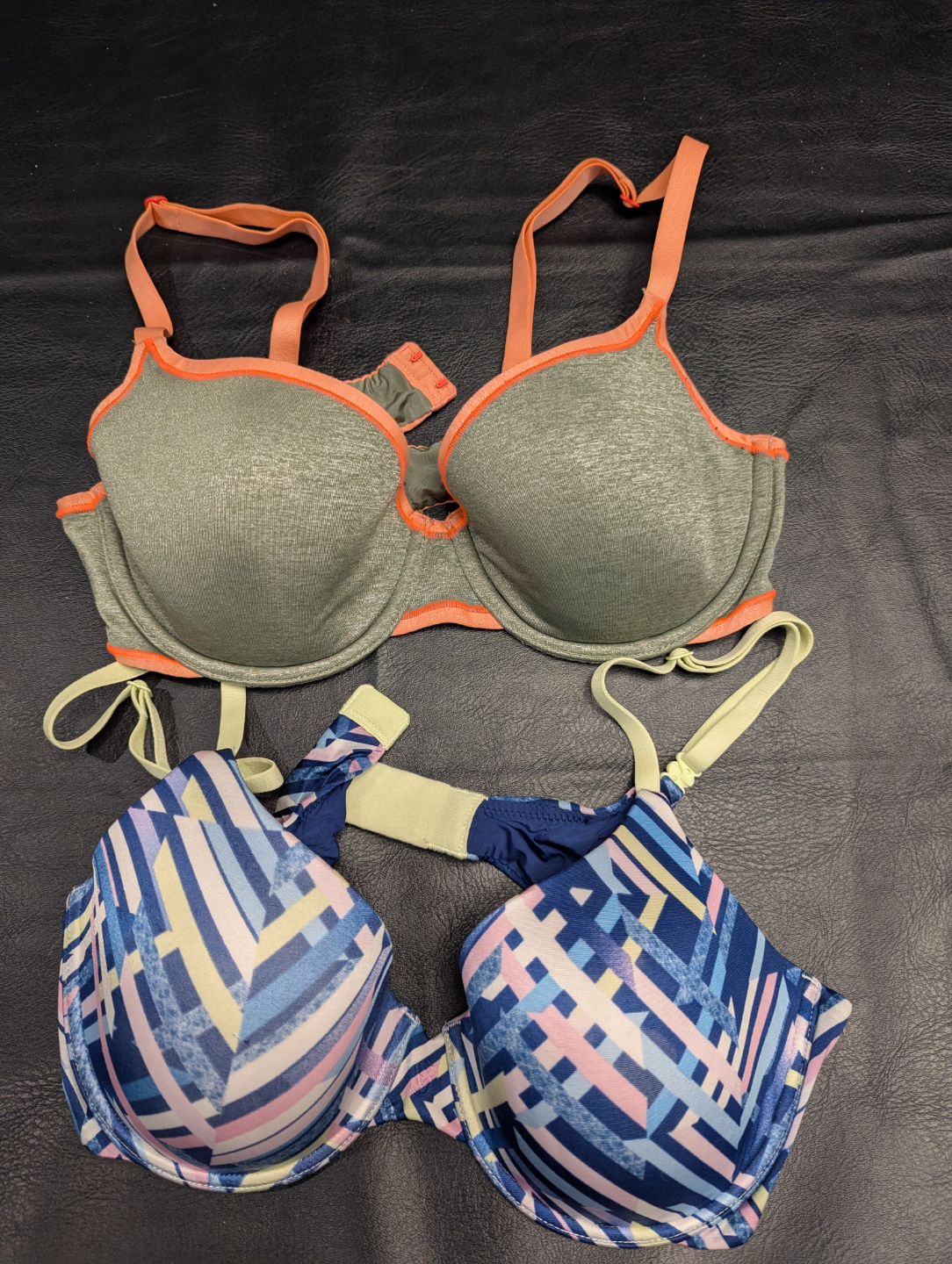 Two Victoria's Secret bras