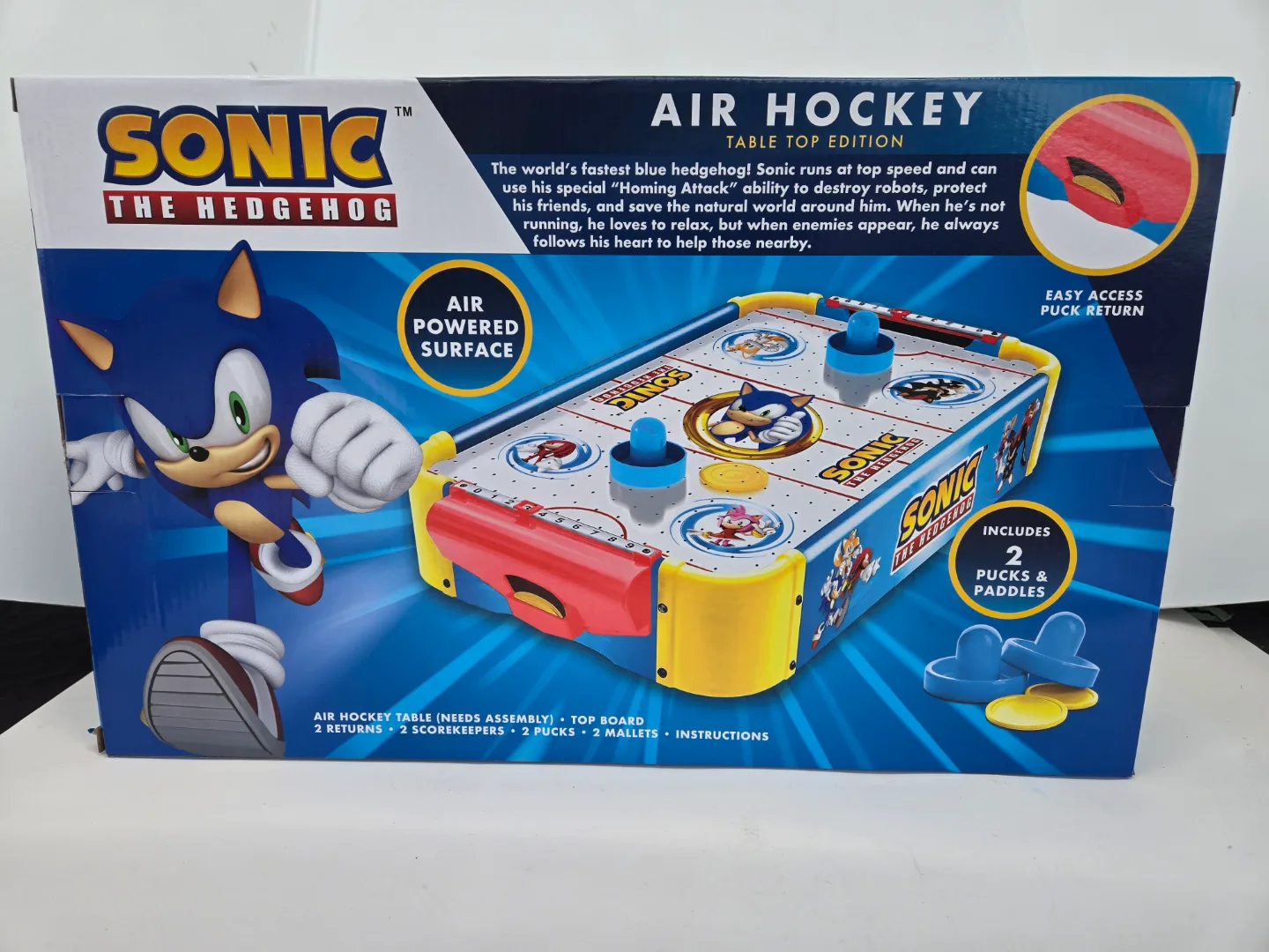 Rare sonic air hockey brand new in box sealed image indicator(3)