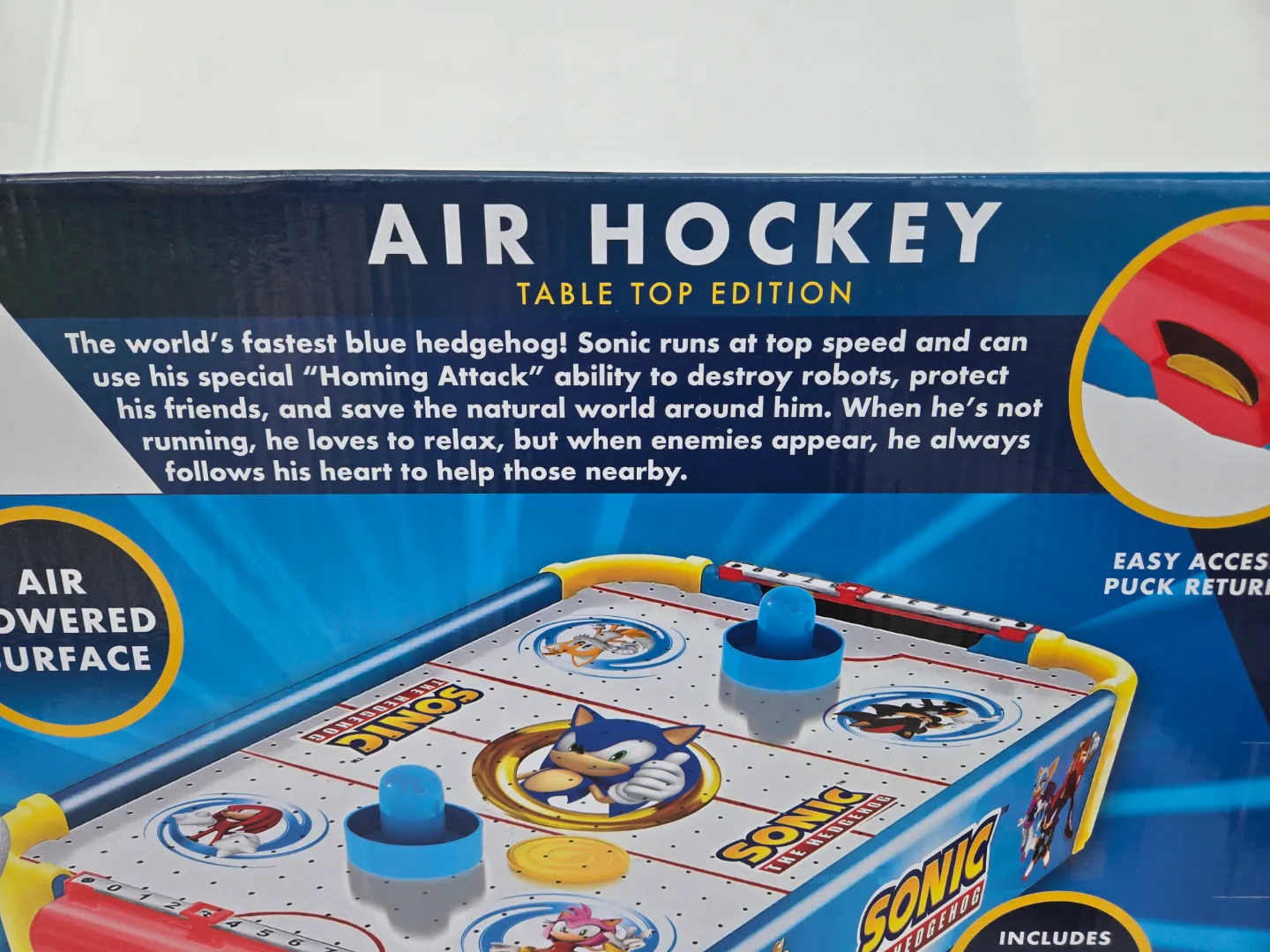 Rare sonic air hockey brand new in box sealed image indicator(6)