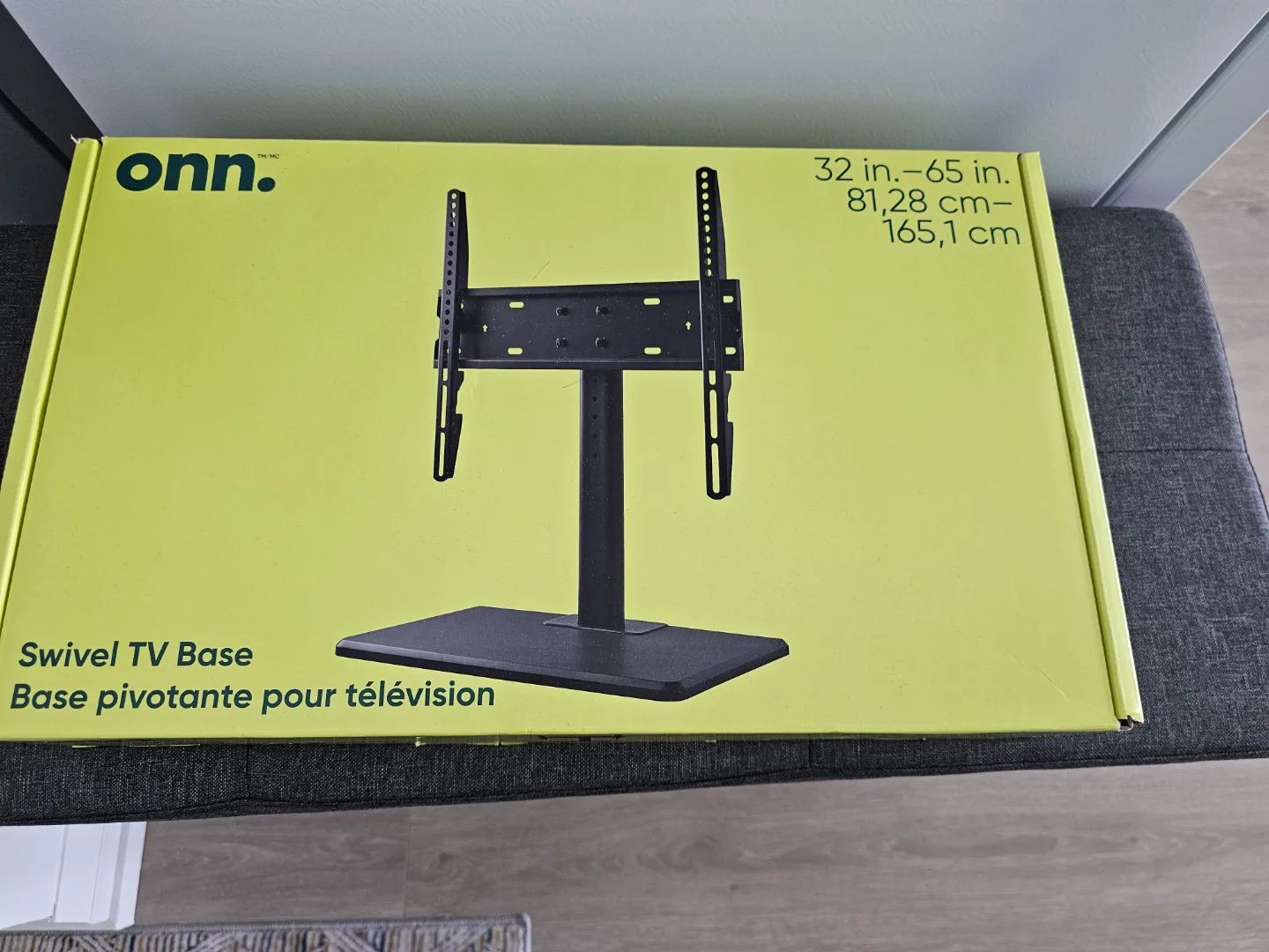 Onn. Swivel TV Base for 32-65 inch TVs