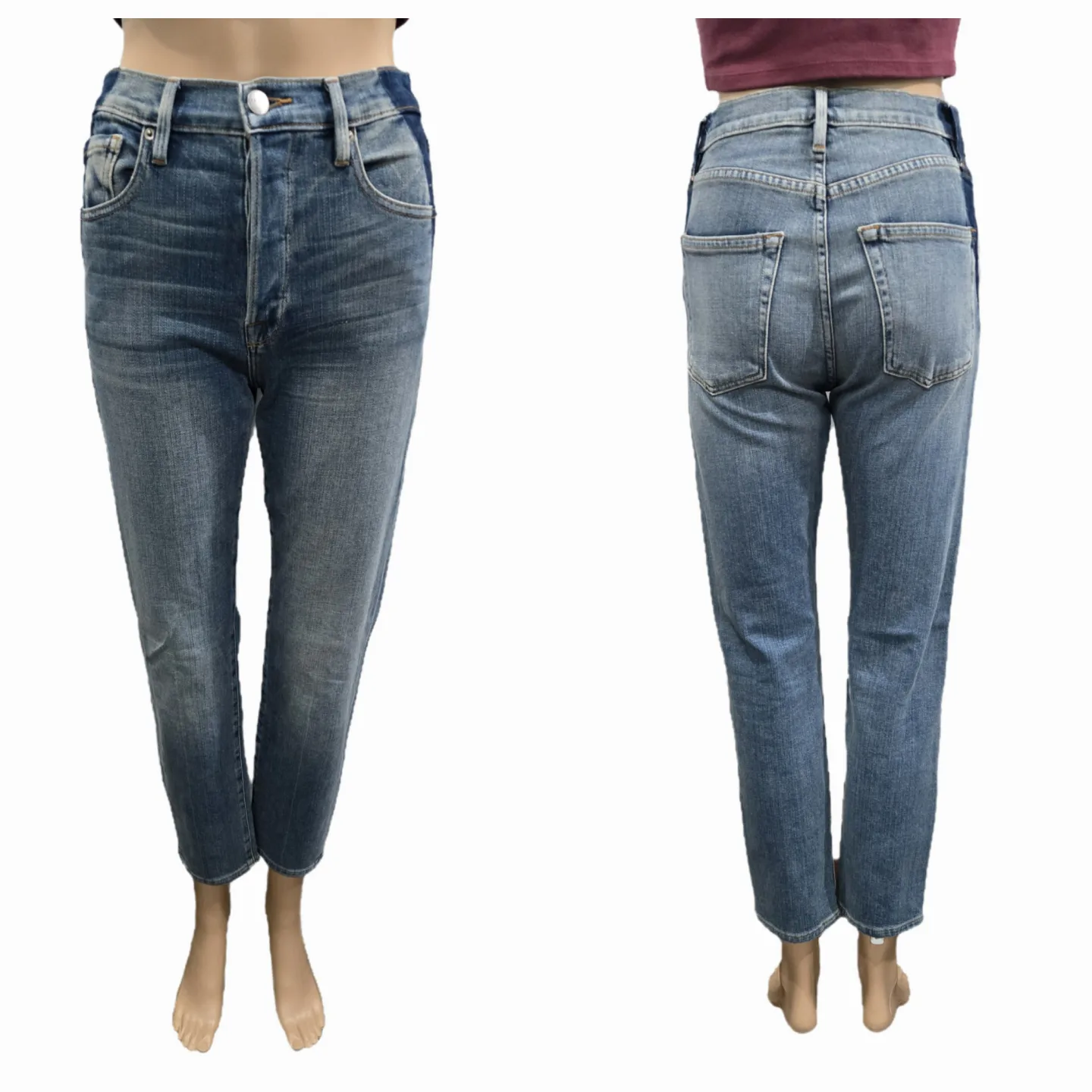 Frame Denim Le Original Elton Straight Leg Jeans Size 24 image indicator(5)