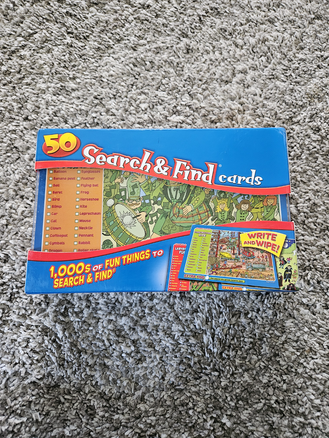 50 Search & Find Cards Write & Wipe Activity