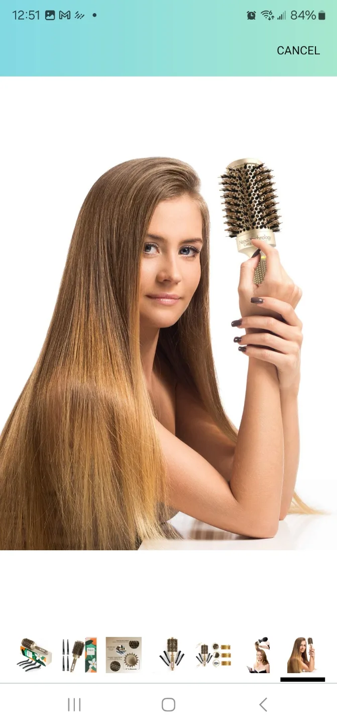 Ndure Beauty Hair Brush for Blow Drying, Curling.. image indicator(5)