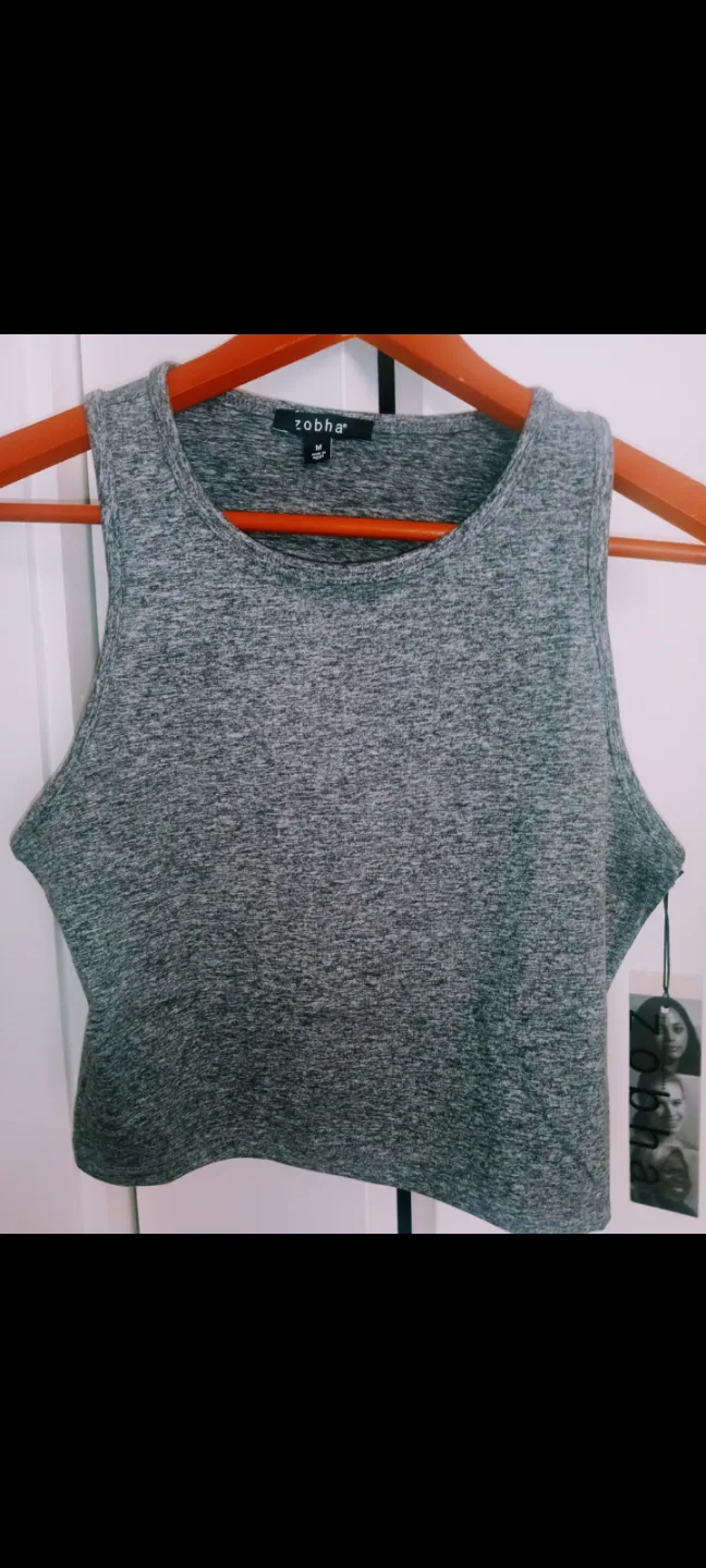 Yoga Cropped Tank Top $24 each image indicator(3)