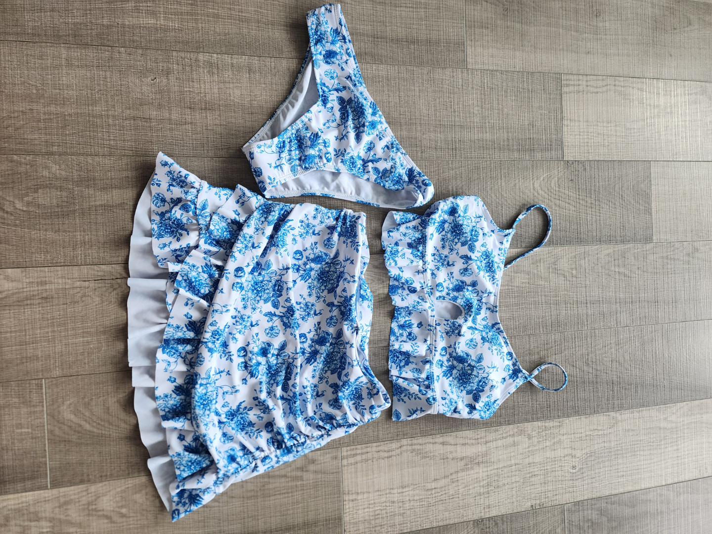Floral Print Swimsuit Set - photo 2