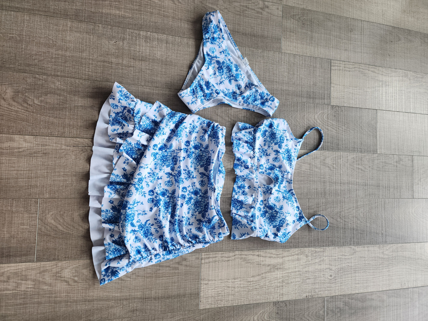 Floral Print Swimsuit Set - photo 3
